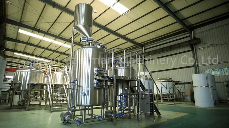 Cassman Turnkey 2500L 25bbl 25hl Best Beer Brewing Equipment Brewery Plant with PLC Control