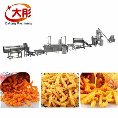 Full Automatic Corn Curl Kurkure Cheetos Snacks Food Extruder Making Machine