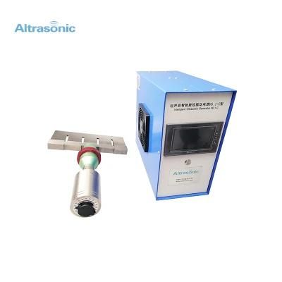 CE Certificate 20kHz 305mm Titanium Blade Ultrasonic Food Cutting Machine for Automatic ...