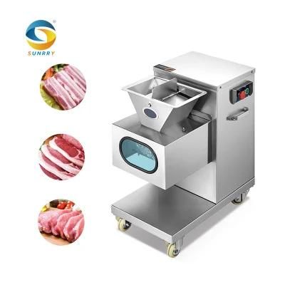 Commercial Meat Cutting Machine Stainless Steel Butchery Meat Slicer Automatic Electric ...