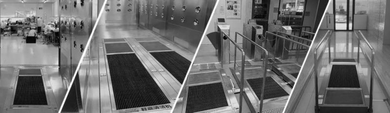 Industrial Automatic Shoe Sole Cleaning Machine Hygiene Station for Plants