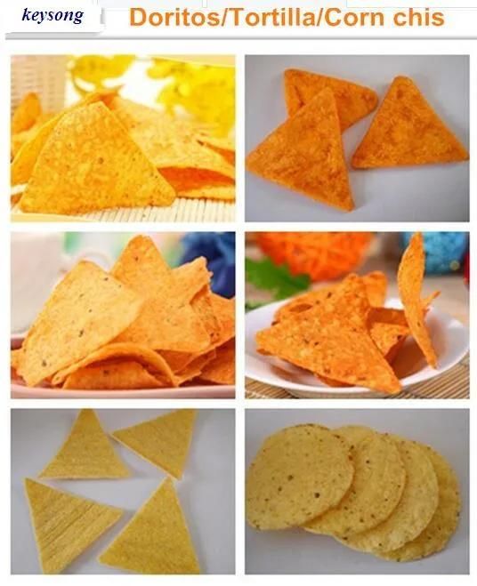 Doritos Tortilla Corn Chips Snack Food Extruder Processing Machine