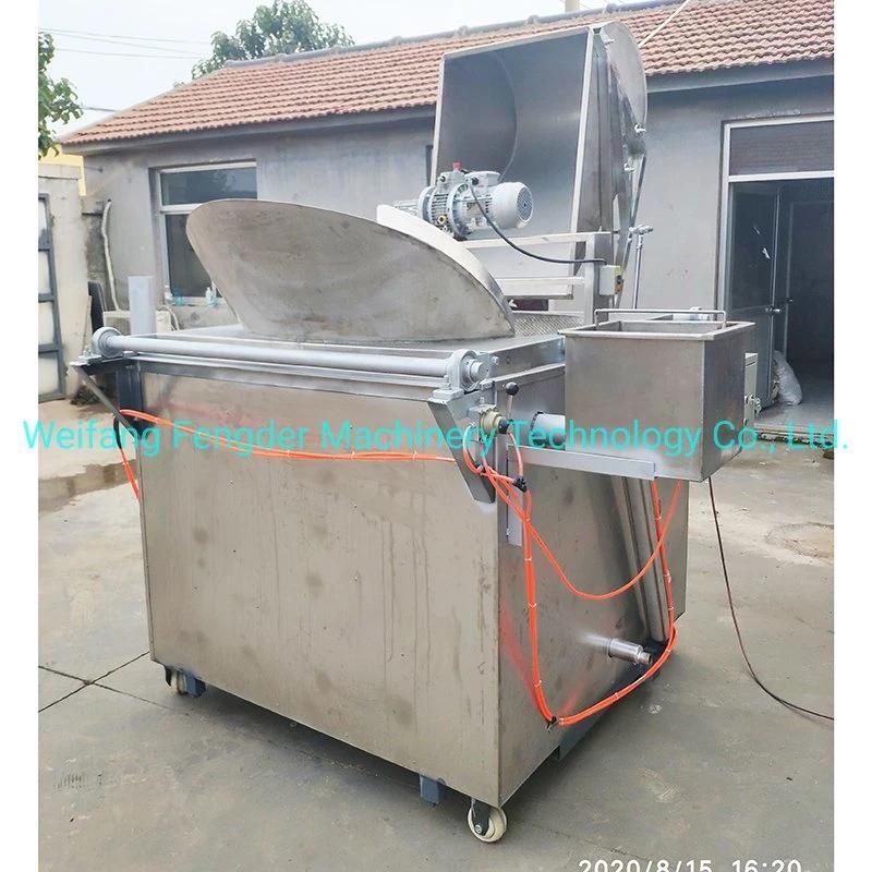 Automatic Peanut Broad Bean Fava Bean Horse Bean Gas Frying Machine Batch Fryer