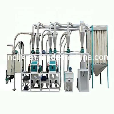 Small Scale Fully Automatic 20t Commercial Flour Milling Machine