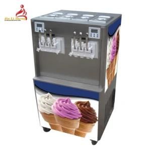 6 Flavors Floor Standing Commercial Soft Serve Ice Cream Machine for Sale