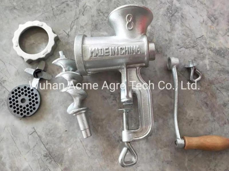 Manual Meat Grinder Mincer with Hand for Sale
