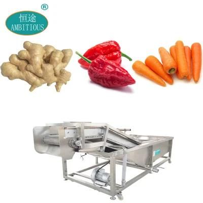 Carrot Chilli Pepper Ginger Okra Washing Machine Bubble Belt Washer