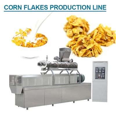 Continuous Automatic Crunch Cereal Ball Make Machine/Corn Flakes Process Line/Rice ...