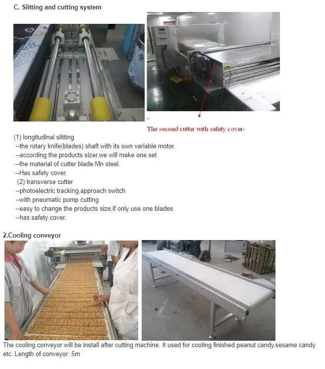 Automatic Muesli Bar Making Machine Cereal Protein Granola Bar Production Line Peanut Candy Machine