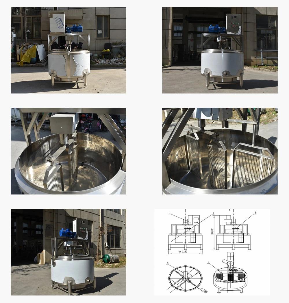 2022 The Latest Design Cheese Making Machine Cheese Vat with Wheel