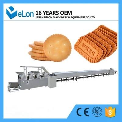 Electric Oven Automatic Biscuit Making Machine Production Line