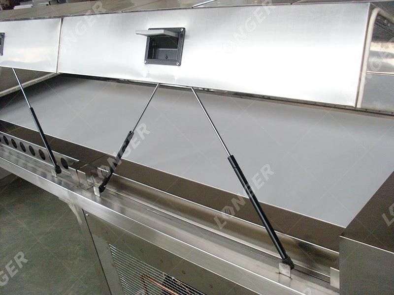 Longer Chocolate Wafer Stick Enronbing Machine Chocolate Coating Machine with Cooling Tunnel