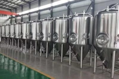1000L Conical Beer Fermentation Tank with Cooling Jacket