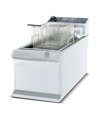 Counter Top Electric 1-Tank 1-Basket Fryer with Timer Df-903A