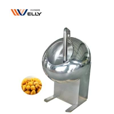 Big Scale Chutty Chewing Gum Candy Color Powder Coating Machine with Spray