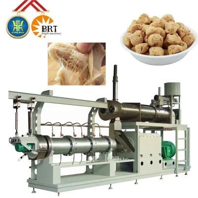 Tissue Protein Food Processing Line Soya Chunks Making Machines