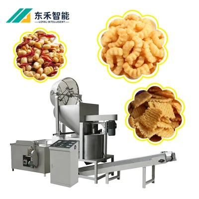 High Quality Industrial Stirring Batch Fryer Machine for Snacks Food Batch Deep Fryer ...