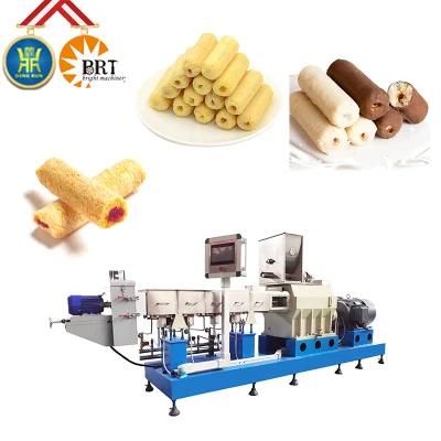 Automatic Core Filling Puffed Snack Food Pillow Processing Equipment.
