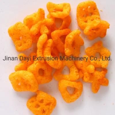 Triangle Shape Puff Snack Produced by Twin Screw Extruder