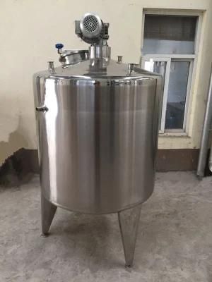 Stainless Steel Sanitary Two Layred Jacked Tank and Pot Container