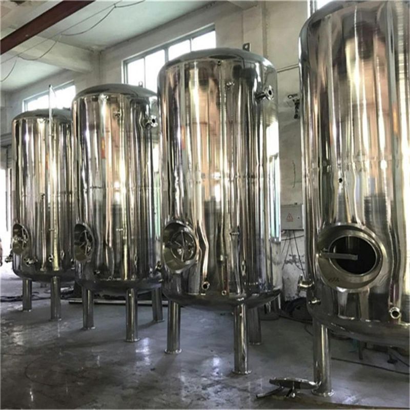 3000L 6000L 10000L Sanitary Stainless Steel Steam Heating Mixer Tank