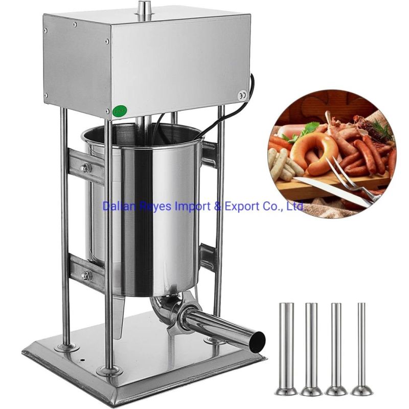 Electric Stuffer 15L Stainless Steel Variable Speed Vertical Meat Filler