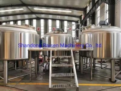 Raisen Brand Steam Heated 2 Vessel 2000L 2500L 3000L Mash System Brewhouse for Brewery
