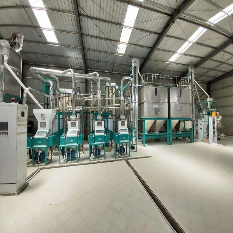30-50tons Complete Automatic Maize Milling Machine for Sale