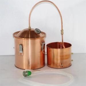 18L 5gal Easy Setting up Red Copper Alcohol Distiller