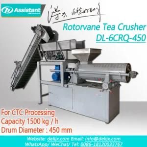 Ctc Tea Rotorvane Machine Manufacturer Tea Crushing Machinery Dl-6crq-450