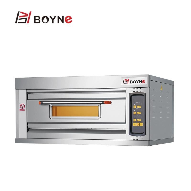 Microcomputer One Layer Two Trays Electric Deck Oven