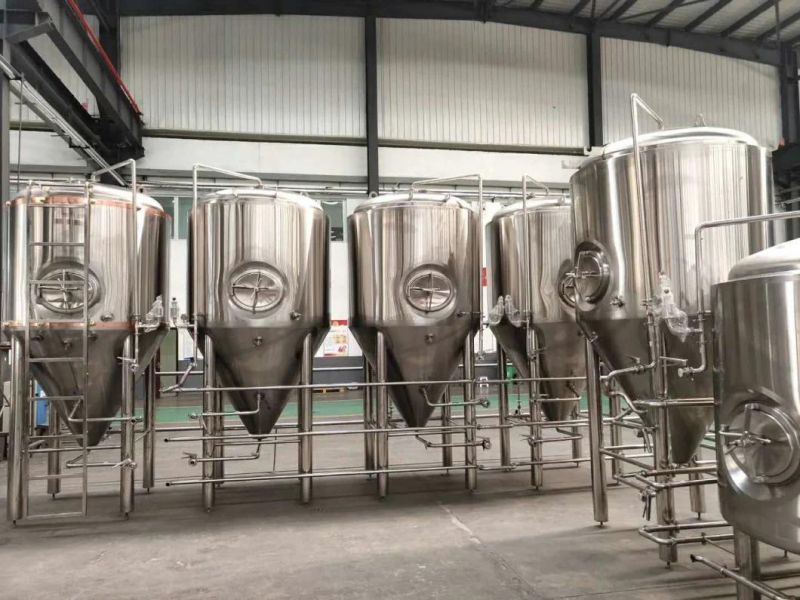 5bbl 7bbl 10bbl 10hl 15hl 20hl 3000L 5000L 3 Vessel Industrial Commercial Stainless Steel Beer Machine Manufacturer Draft Beer Brewery/Brewing Equipment