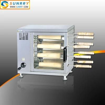 2019 Hot Sale Commercial Equipment Rotary Bread Oven with 8 Skewers