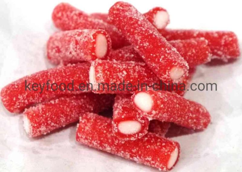 CE Approved Automatic Sour Rainbow Licorice Belt Candy Production Line