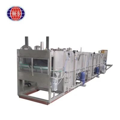 China's New Stainless Steel Continuous Tunnel Spray Sterilizer of Fruit Juice Beverage