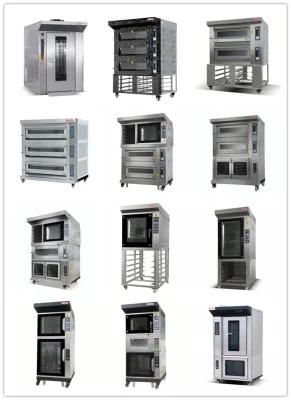 Bread Pizza Oven Bakery Equipment Stainless Steel Rotary Rack Oven