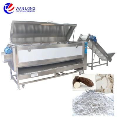 Continuous Type Large Industrial Cassava Peeler and Washer Manioc Peeler Machine