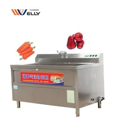 High Efficient Mangosteen Sweetsop Carrot Celery Washing Washer Machine (with ozonator)