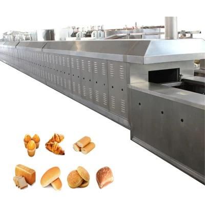Factory Supply Industrial Tunnel Oven for Baking Hot Dog Bun Hamburger Bun Croissant