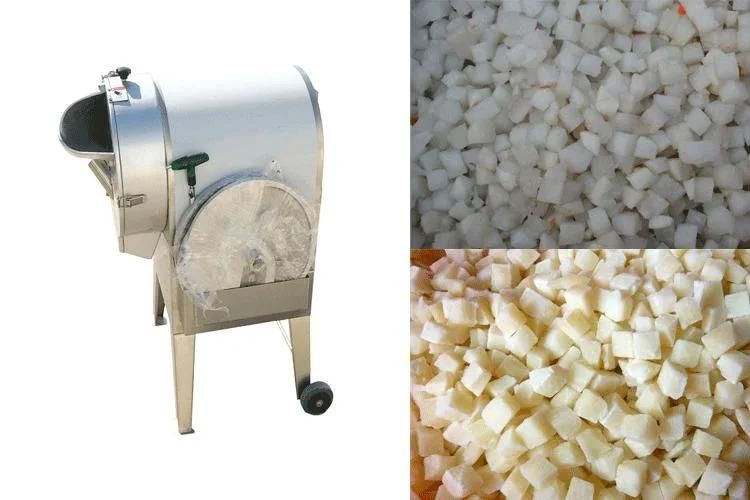 Electric Root Vegetable Cutter Vegetable Cuber Cutting Machine