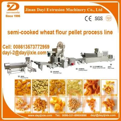 Single-Screw Semi Cooked Pellet Crispy Chip Process Line