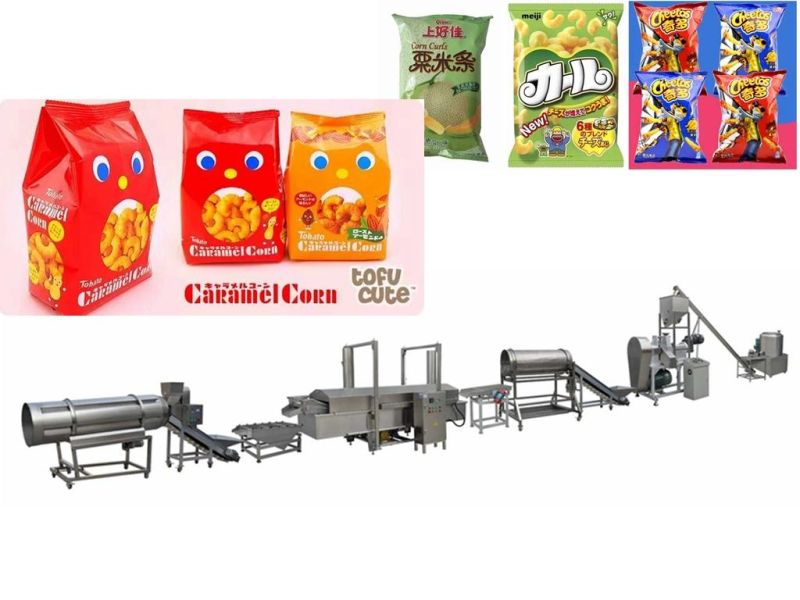 Stainless Steel Kurkure Food Processing Extruder