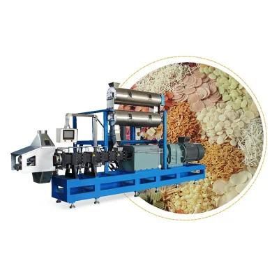 Cereal Corn Rice Flour Twin Screw Snack Food Extruder Price