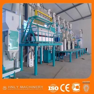 4 Tons Per Hour Highly Automatic Maize Corn Mill Line