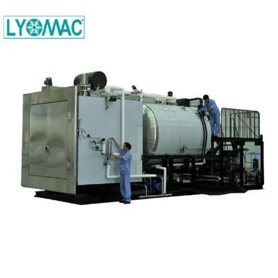 Industrial Freeze Dryer with GMP, FDA Compliance 1000L Capacity