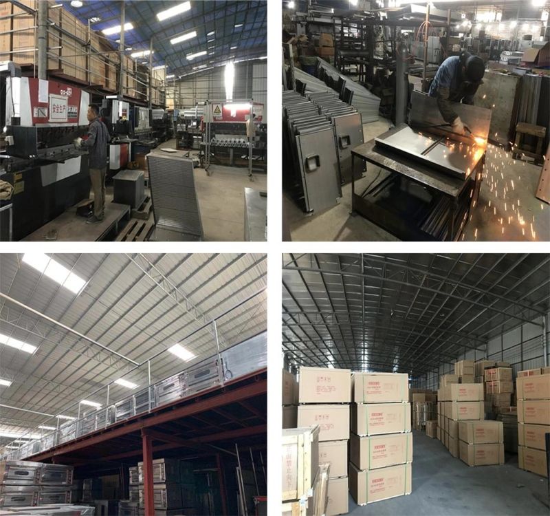 Commercial Kitchen 4 Deck 16 Trays Gas Oven for Restaurant Baking Equipment Bread Oven Bakery Machinery Food Machine Cake Oven