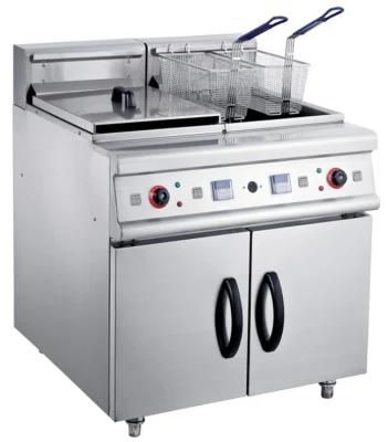 Free Standing Gas Deep Fryer Pressure Fryer with Cabinet for Fried Chicken Shop Food ...