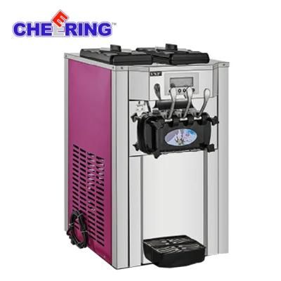 Bql-198 Frozen Yogurt 3 Flavors Soft Ice Cream Machine Maker Ice Cream Making Machine