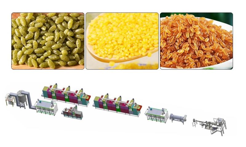 Instant Rice Processing Line Fortified Rice Production Line The Equipment for Manufacture of Artificial Rice