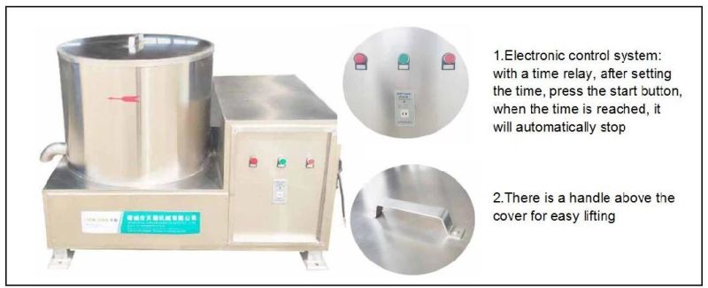 Centrifugal Food Dehydrator Vegetable Centrifugal Dewatering Machine